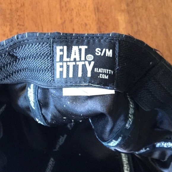 MotorSports Hat Black & White Pinstripe Motocross - Picture 8 of 8